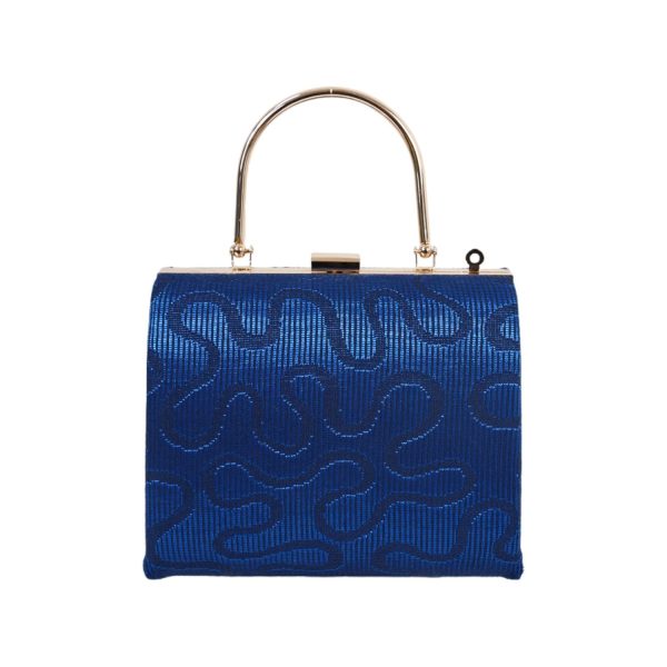 Songket Clutch Bag Royal Blue