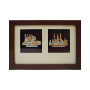 Frame 2 in 1 Pewter - KL & Putrajaya Landmark