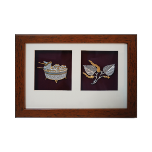 Frame 2 in 1 Pewter - Tepak Sireh & Pepper Leaves