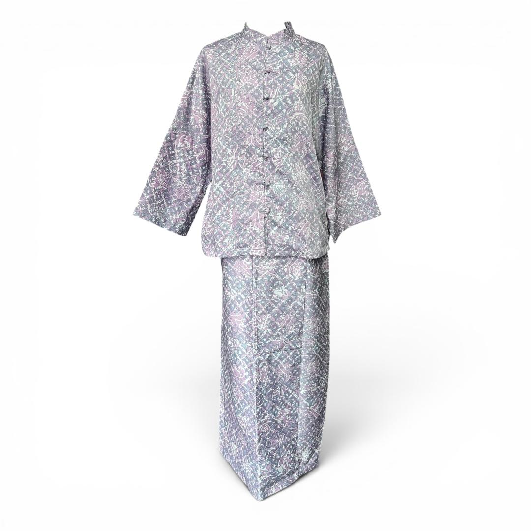 Kurung Modern Batik Cotton Satin - Image 2