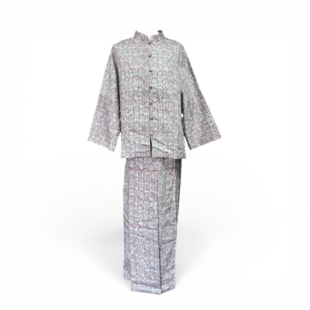 Kurung Modern Batik Cotton Satin - Image 8