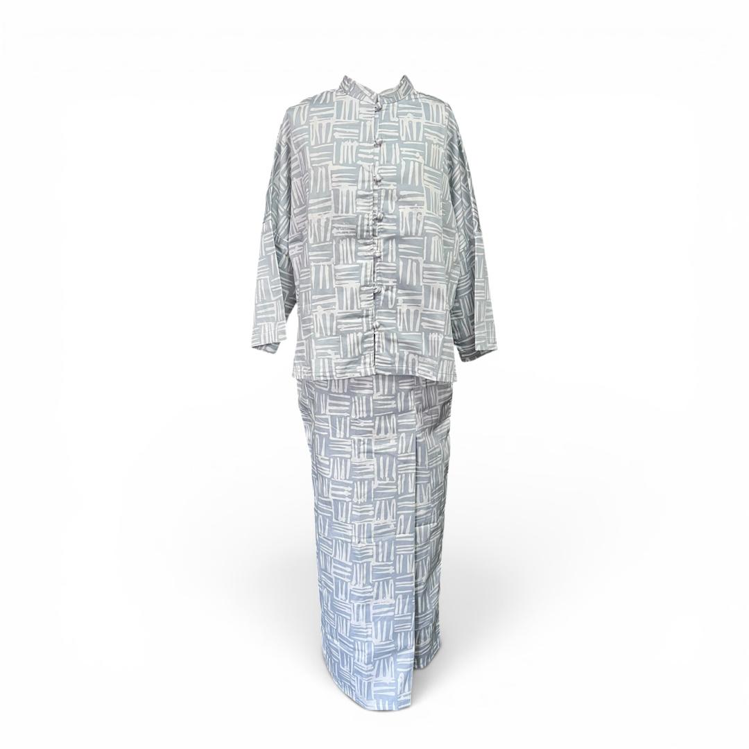 Kurung Modern Batik Cotton Satin - Image 10