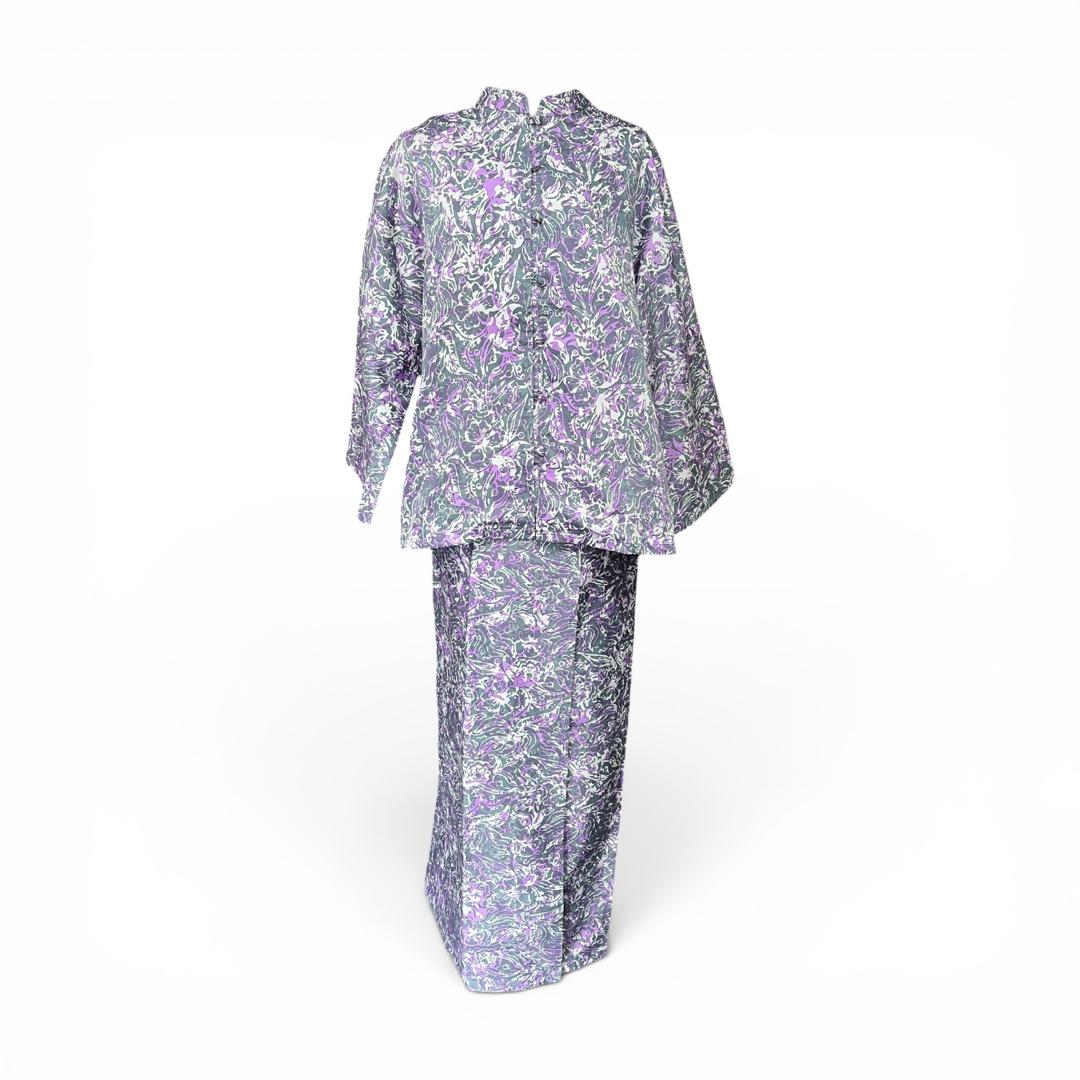Kurung Modern Batik Cotton Satin - Image 15