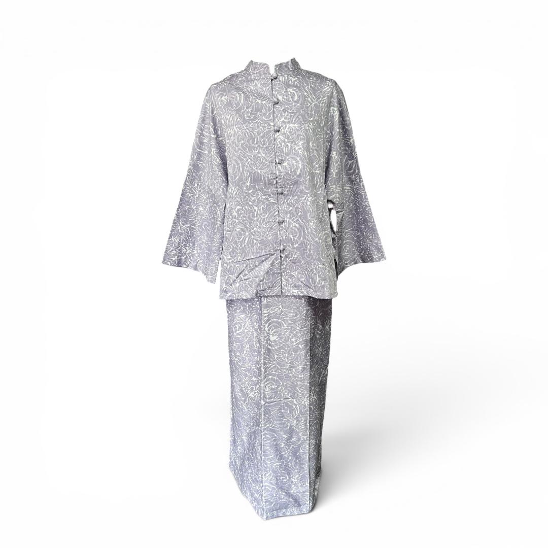 Kurung Modern Batik Cotton Satin - Image 14